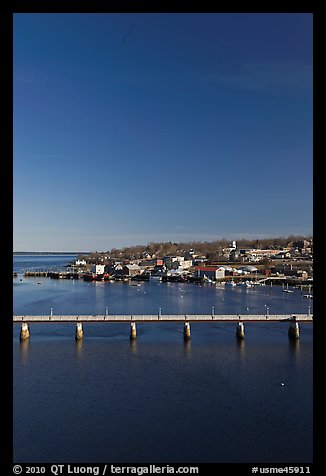Belfast. Maine, USA (color)