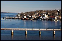 Belfast and Penobscot Bay. Maine, USA