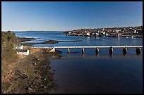 Belfast at the mouth of Passagassawakeag River. Maine, USA ( color)