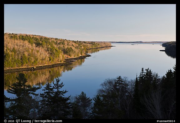 Penobscot River. Maine, USA (color)