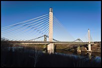 Penobscot Narrows Bridge and Observatory. Maine, USA (color)