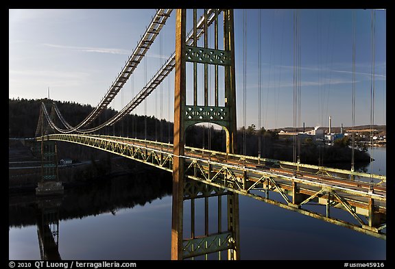 Waldo-Hancock Bridge. Maine, USA