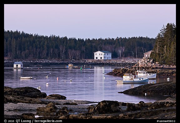 Harbor, dawn. Stonington, Maine, USA