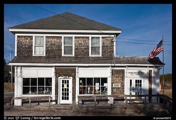 Post office. Corea, Maine, USA