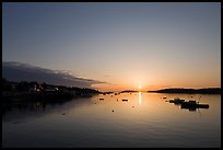 Sunrise. Stonington, Maine, USA (color)