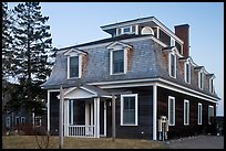Historic house in federal style. Stonington, Maine, USA ( color)