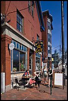 Cafe. Portland, Maine, USA (color)