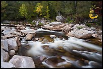 Orin Falls of the Wassatotaquoik Stream. Katahdin Woods and Waters National Monument, Maine, USA ( color)