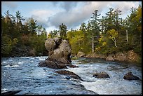 Haskell Rock. Katahdin Woods and Waters National Monument, Maine, USA ( color)