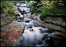 Sable falls in autumn, Pictured Rocks National Lakeshore. Upper Michigan Peninsula, USA (color)