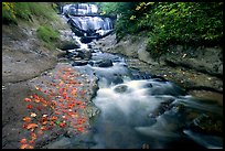 Sable falls in autumn, Pictured Rocks National Lakeshore. Upper Michigan Peninsula, USA