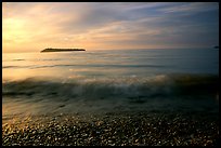 Lake Superior at Sunrise near Grand Portage. Minnesota, USA