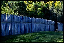 Fence, Grand Portage National Monument. Minnesota, USA ( color)