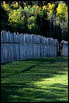 Fence, Grand Portage National Monument. Minnesota, USA ( color)