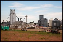 Fertilizer plant, Bowman. North Dakota, USA (color)