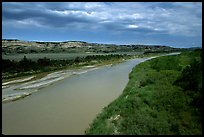 Little Missouri River. North Dakota, USA (color)