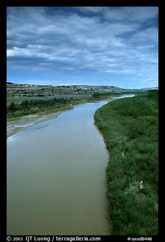 Little Missouri River. North Dakota, USA (color)