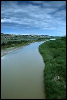 Little Missouri River. North Dakota, USA