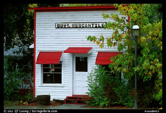 Storefront, Medora. North Dakota, USA (color)