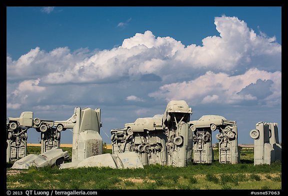 Carhenge. Alliance, Nebraska, USA (color)