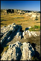 South Bluff seen from Scotts Bluff, early morming. Scotts Bluff National Monument. South Dakota, USA (color)