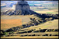 View from Scotts Bluff. Scotts Bluff National Monument. Nebraska, USA