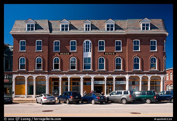 Building on main street. Concord, New Hampshire, USA (color)