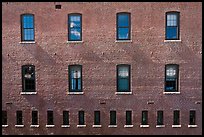 Brick building facade. Concord, New Hampshire, USA