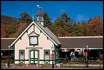 Historic train station. New Hampshire, USA ( color)