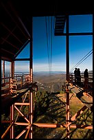 Cannon Mountain aerial tramway station, White Mountain National Forest. New Hampshire, USA ( color)