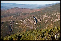 View from Cannon Mountain, White Mountain National Forest. New Hampshire, USA