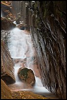 Flume Brook, Franconia Notch State Park. New Hampshire, USA ( color)