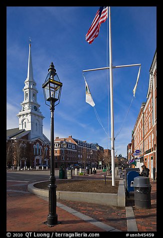 Market Square. Portsmouth, New Hampshire, USA (color)