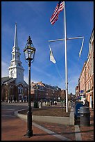 Market Square. Portsmouth, New Hampshire, USA (color)