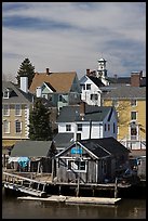 Group of historic houses. Portsmouth, New Hampshire, USA ( color)