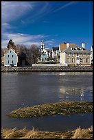 Wentworth-Gardner House and church. Portsmouth, New Hampshire, USA