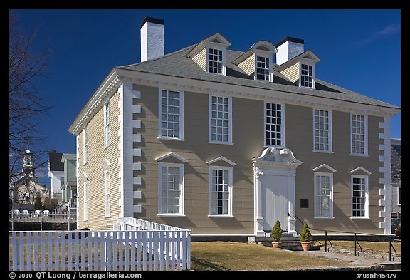 Wentworth-Gardner House 1760 in Georgian style. Portsmouth, New Hampshire, USA (color)