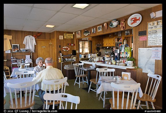 Chowder and Sandwich shot interior. Portsmouth, New Hampshire, USA (color)