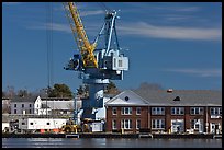 Crane, Naval Shipyard. Portsmouth, New Hampshire, USA ( color)