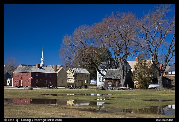 Park. Portsmouth, New Hampshire, USA (color)