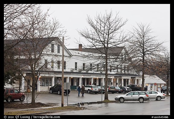 Commercial center. Walpole, New Hampshire, USA