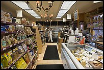Grocery store interior. Walpole, New Hampshire, USA (color)