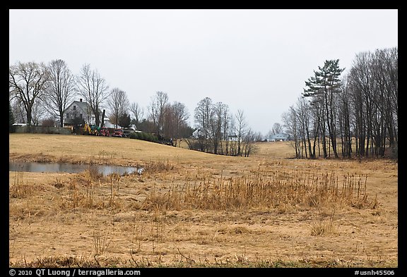 Rural scenery. Walpole, New Hampshire, USA (color)