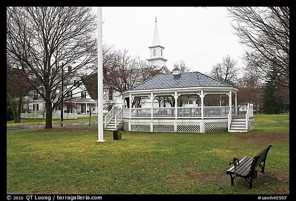 Village commons. Walpole, New Hampshire, USA