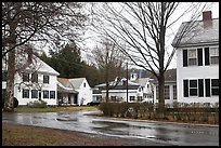 Houses. Walpole, New Hampshire, USA (color)