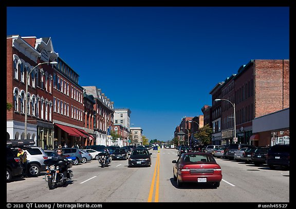 Main street. Concord, New Hampshire, USA