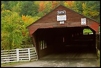 Covered bridge, Bath. New Hampshire, USA (color)