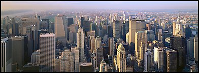 New York cityscape. NYC, New York, USA (Panoramic color)
