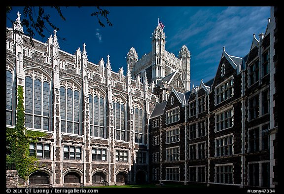 Shepard Hall, the City College, CUNY. NYC, New York, USA