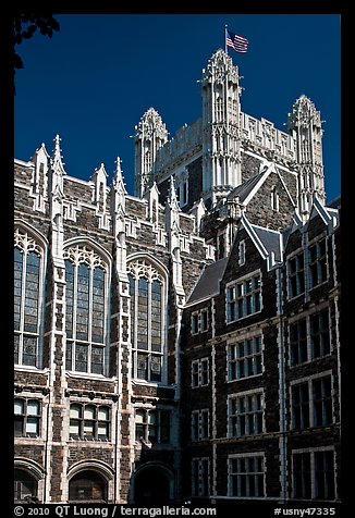 Shepard Hall tower, CUNY. NYC, New York, USA